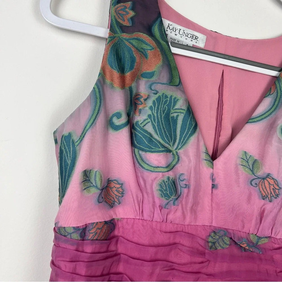 Kay Unger Lotus Floral Tank Top - Picture 2 of 6